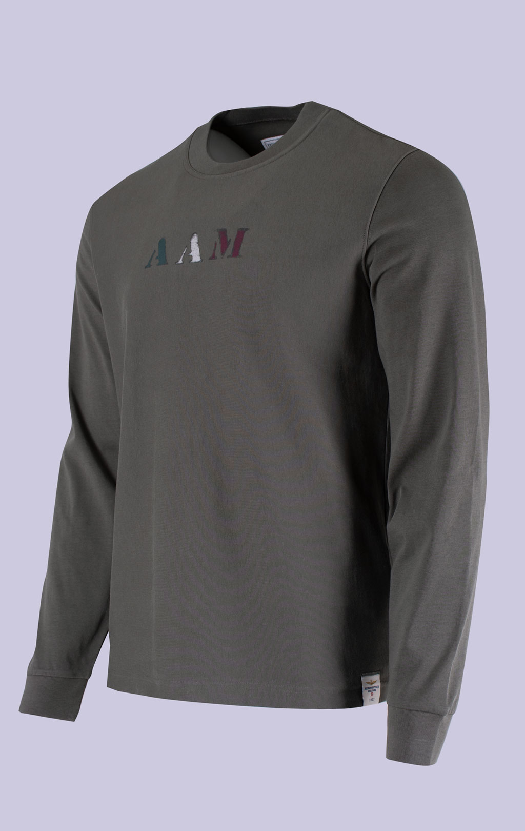 Лонгслив AERONAUTICA MILITARE FW 26/27/TR tea leaf (TS 2546) 