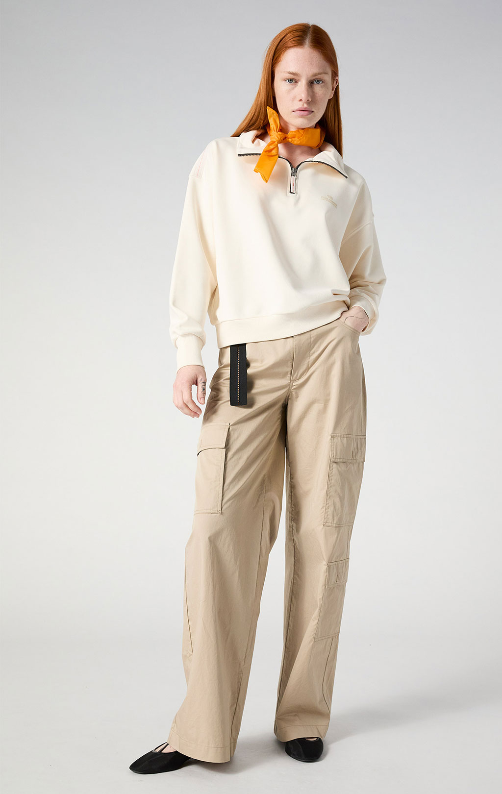 Женский свитшот PARAJUMPERS ZENDAYA SS 25 m moonbeam 