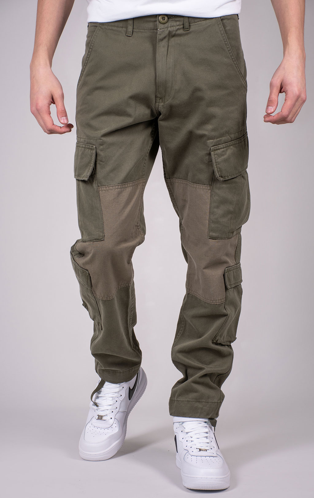 Брюки-карго ALPHA INDUSTRIES ACU PANT плотные FW 24/25 OG-107 green 