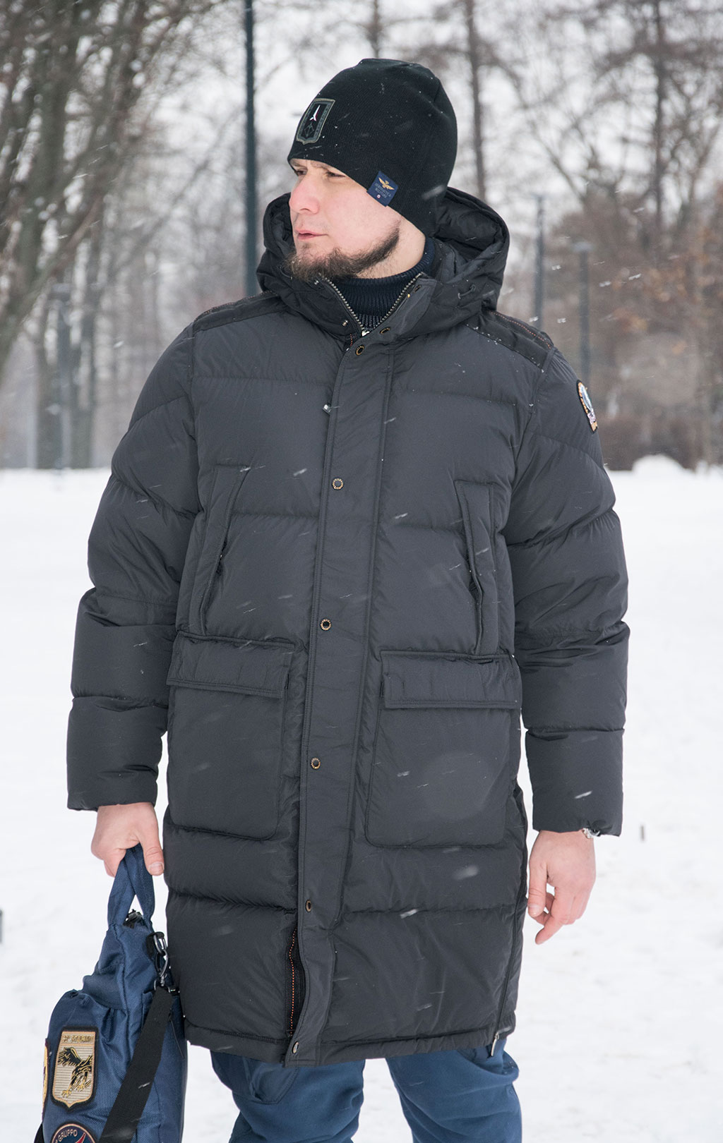 Куртка-пуховик PARAJUMPERS LONG BEAR MAN FW 22/23 black 