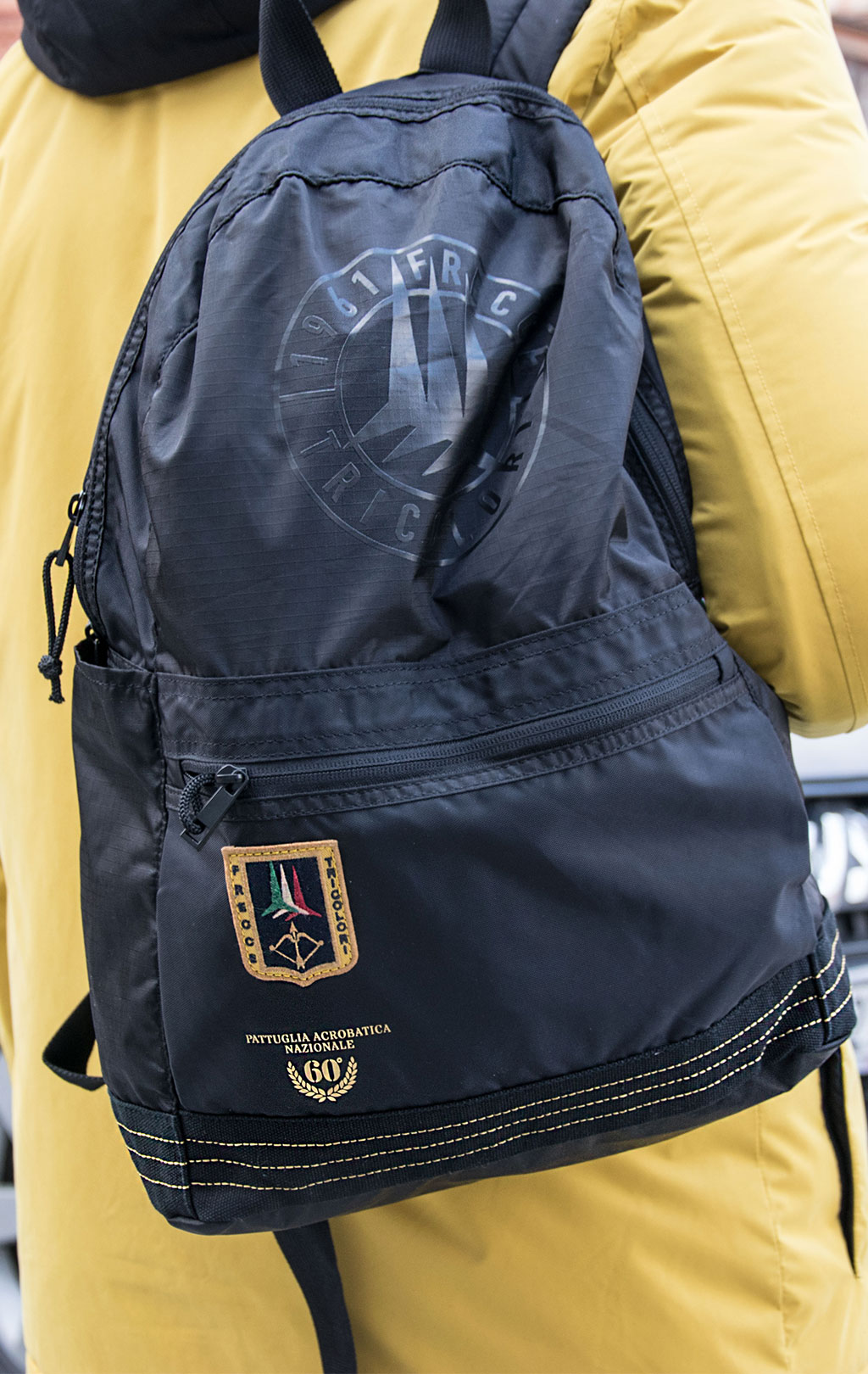 Рюкзак AERONAUTICA MILITARE BACK-PACK FW 20/21/CN jet black (BO 1050) 