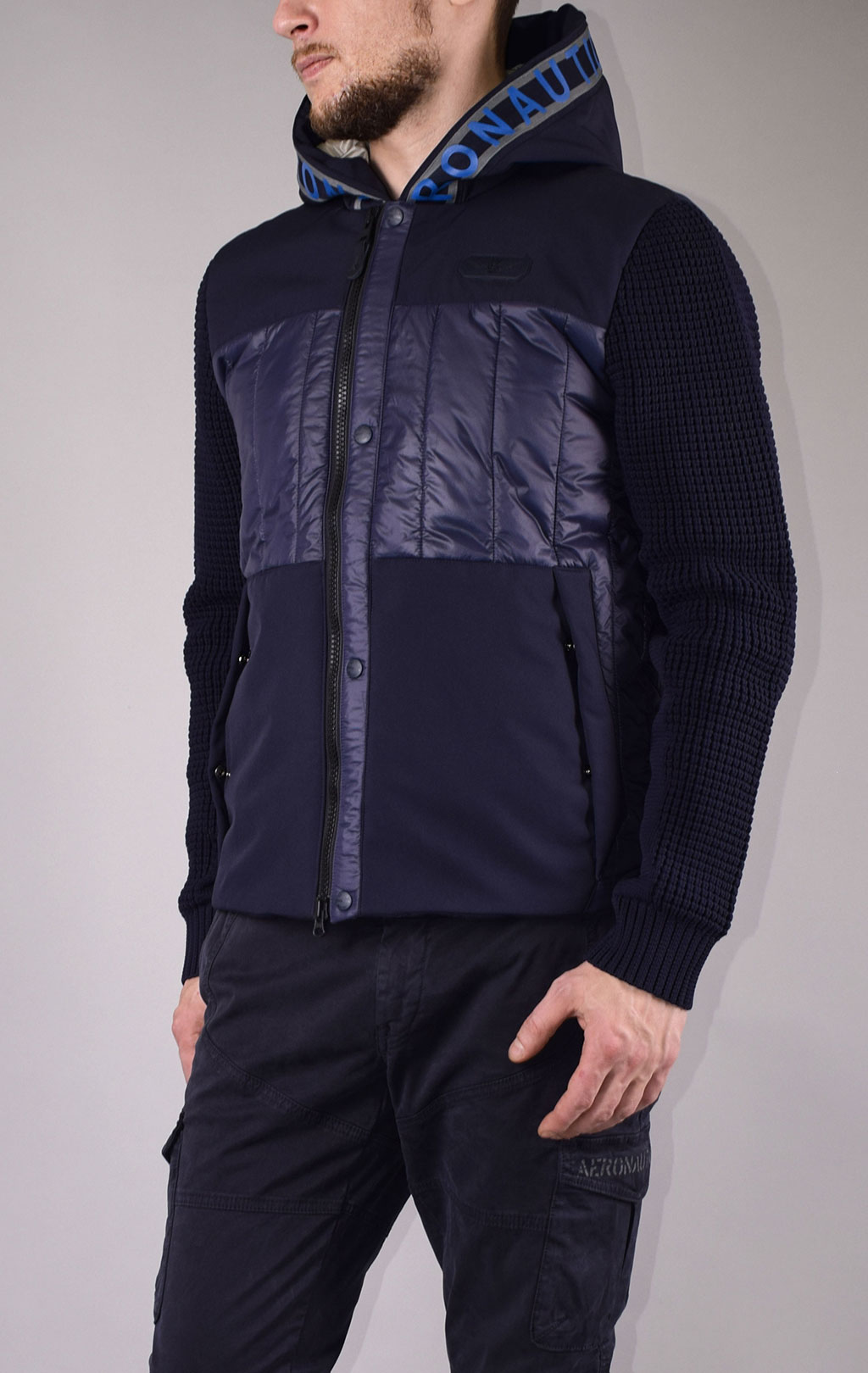 Куртка AERONAUTICA MILITARE FW 19/20 blue navy/blue navy (AF 378) 