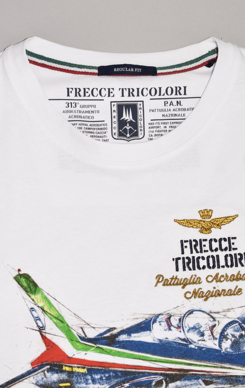 Футболка AERONAUTICA MILITARE SS 23/BD off white (TS 2080)