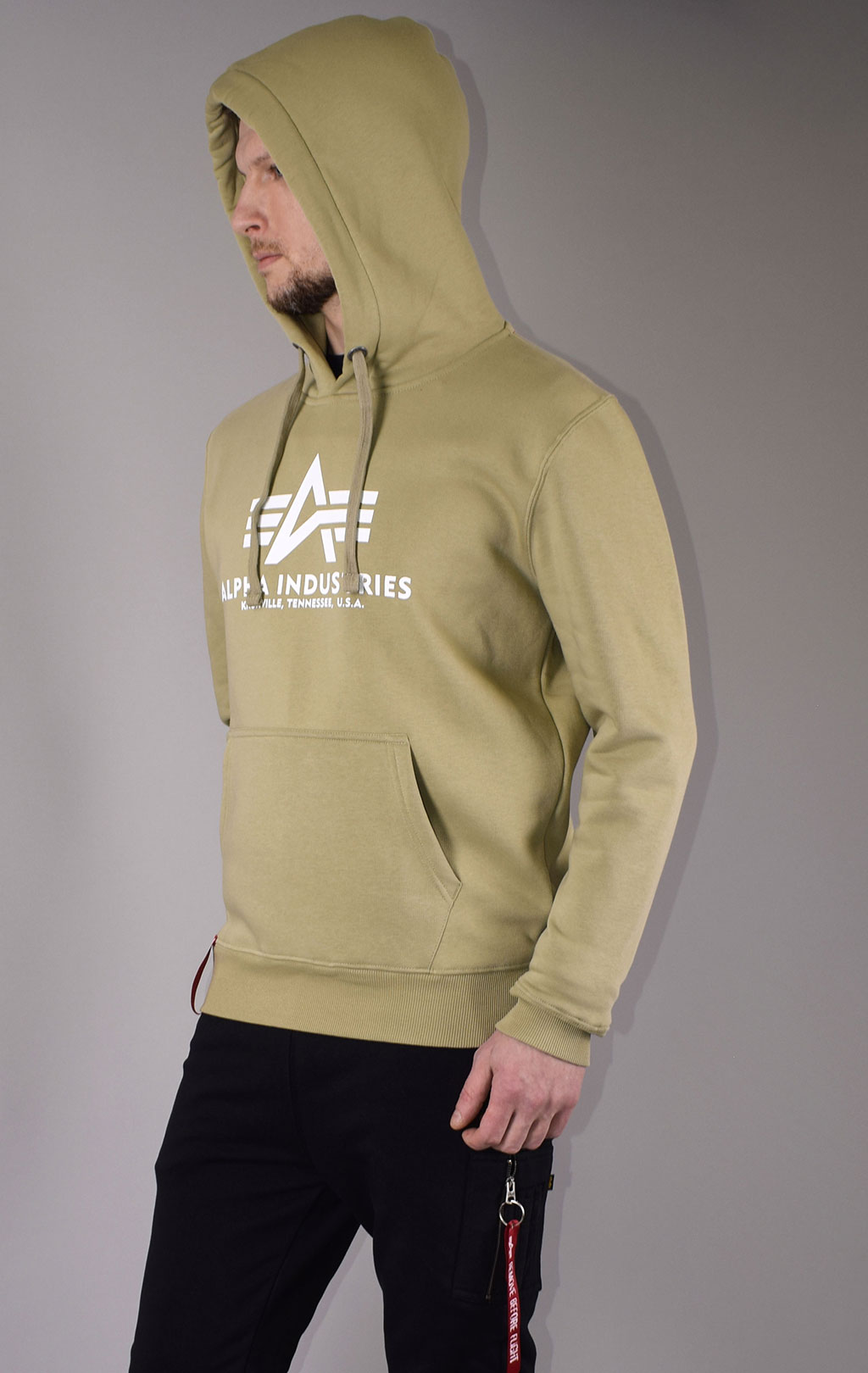 Толстовка ALPHA INDUSTRIES BASIC HOODY light olive 