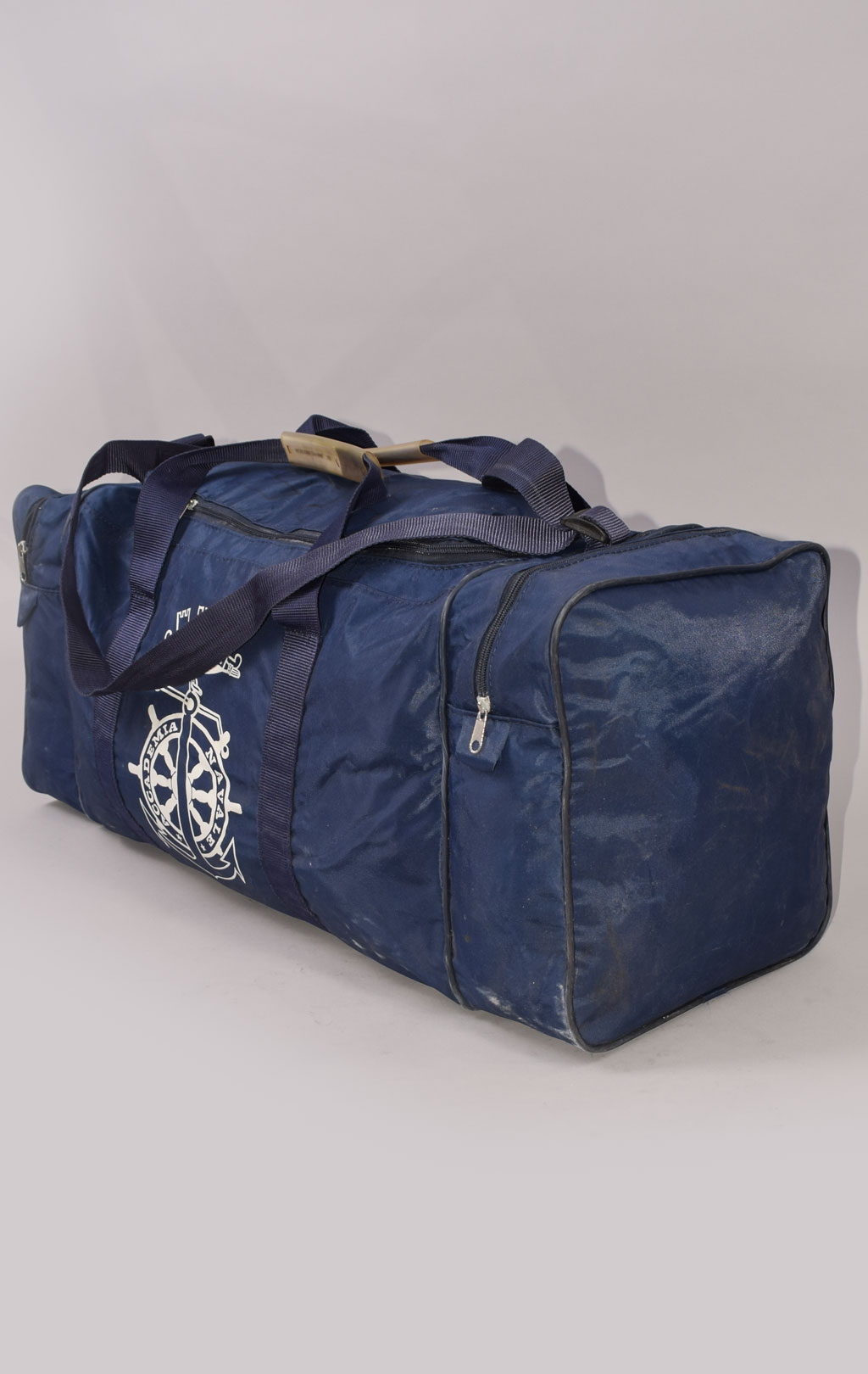 Сумка вещевая армейская ACADEMIA NAVALE 52x30x26 navy б/у Италия