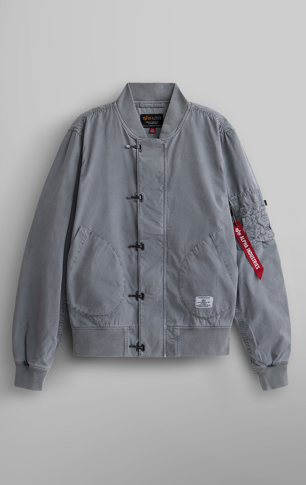 Ветровка ALPHA INDUSTRIES US NAVY DECK HOOKED MOD JACKET SS 24 m aircraft gray 