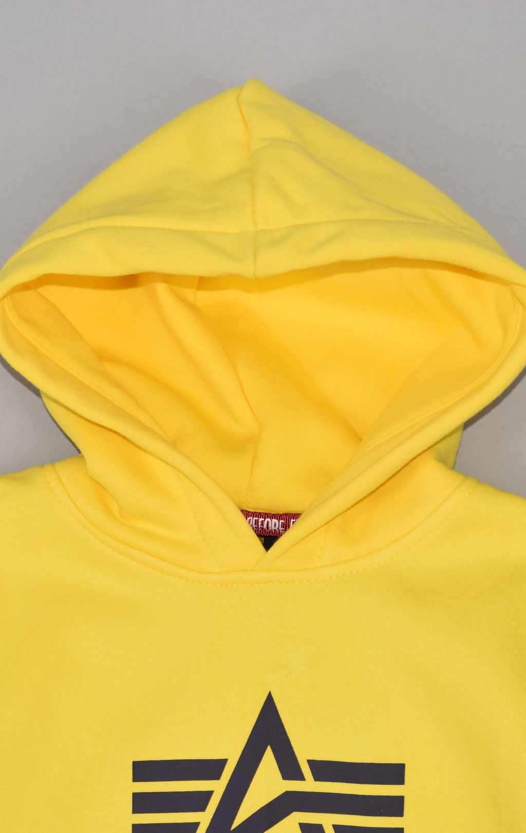 Детская толстовка ALPHA INDUSTRIES BASIC HOODY empire yellow 