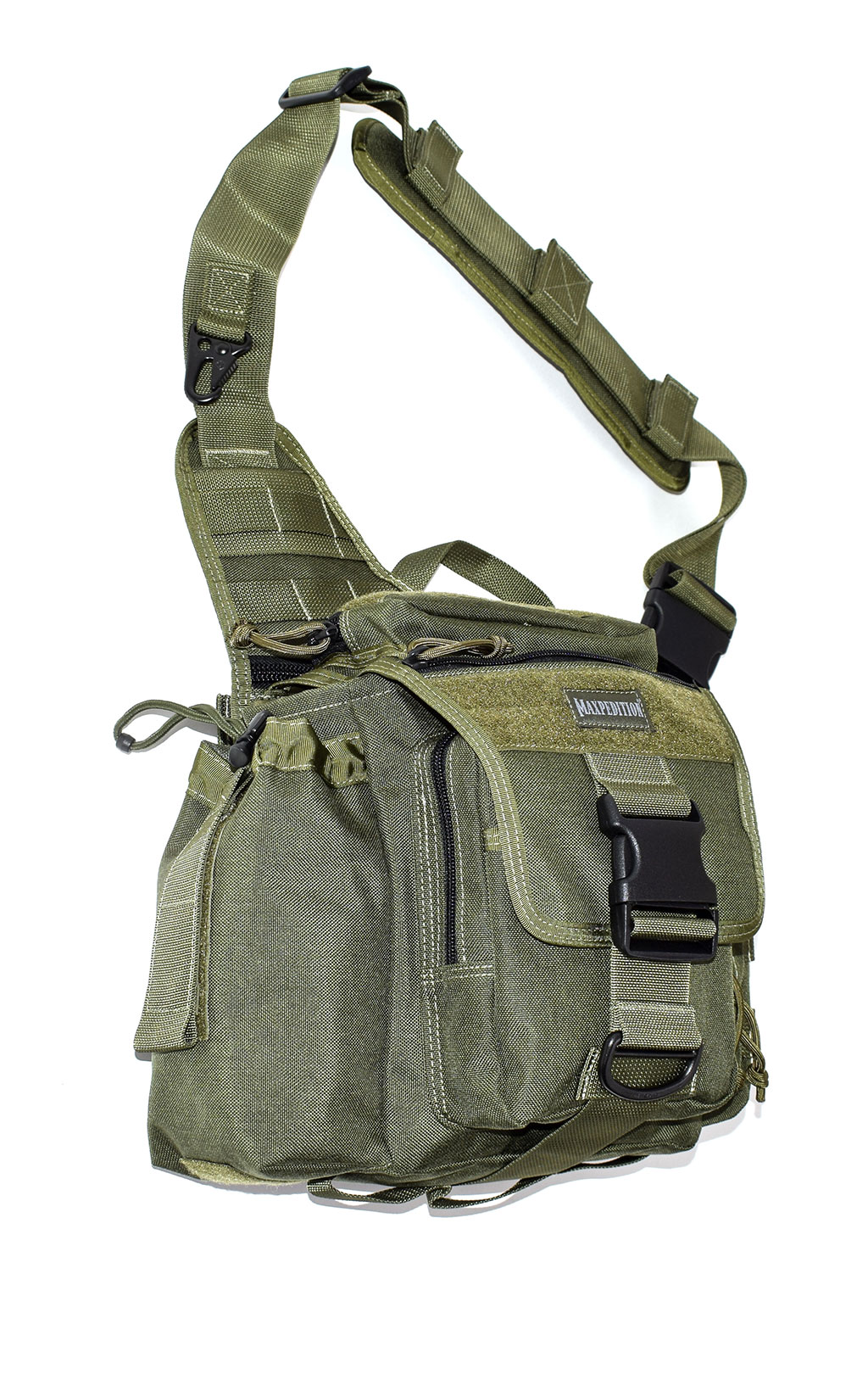 Сумка через плечо тактическая Maxpedition JUMBO VERSIPACK 26x10x22 green 