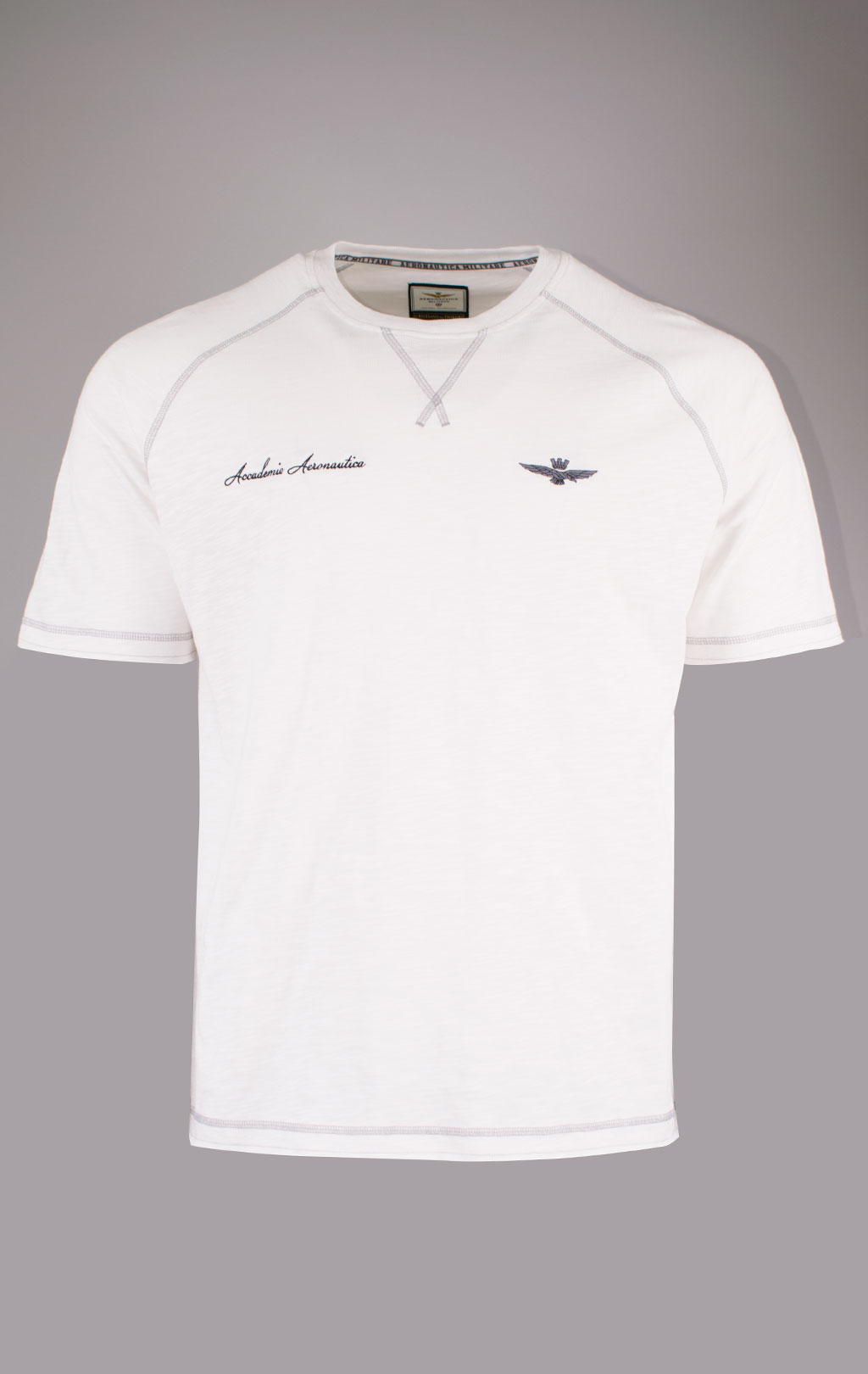 Футболка AERONAUTICA MILITARE SS 24/TR milk white (TS 2199) 