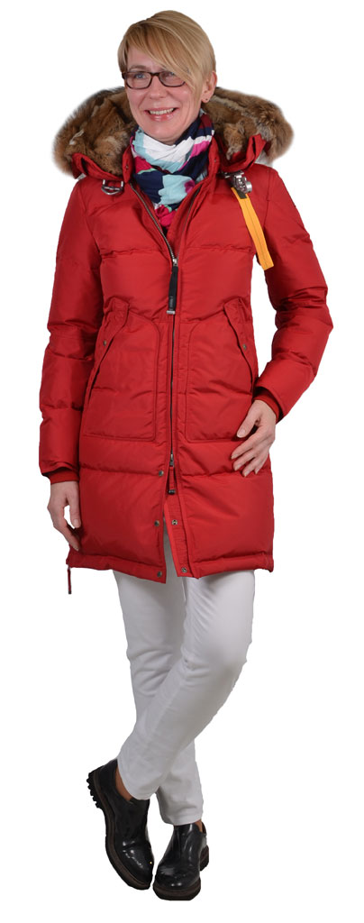 Куртка PJS жен. LONG BEAR red 