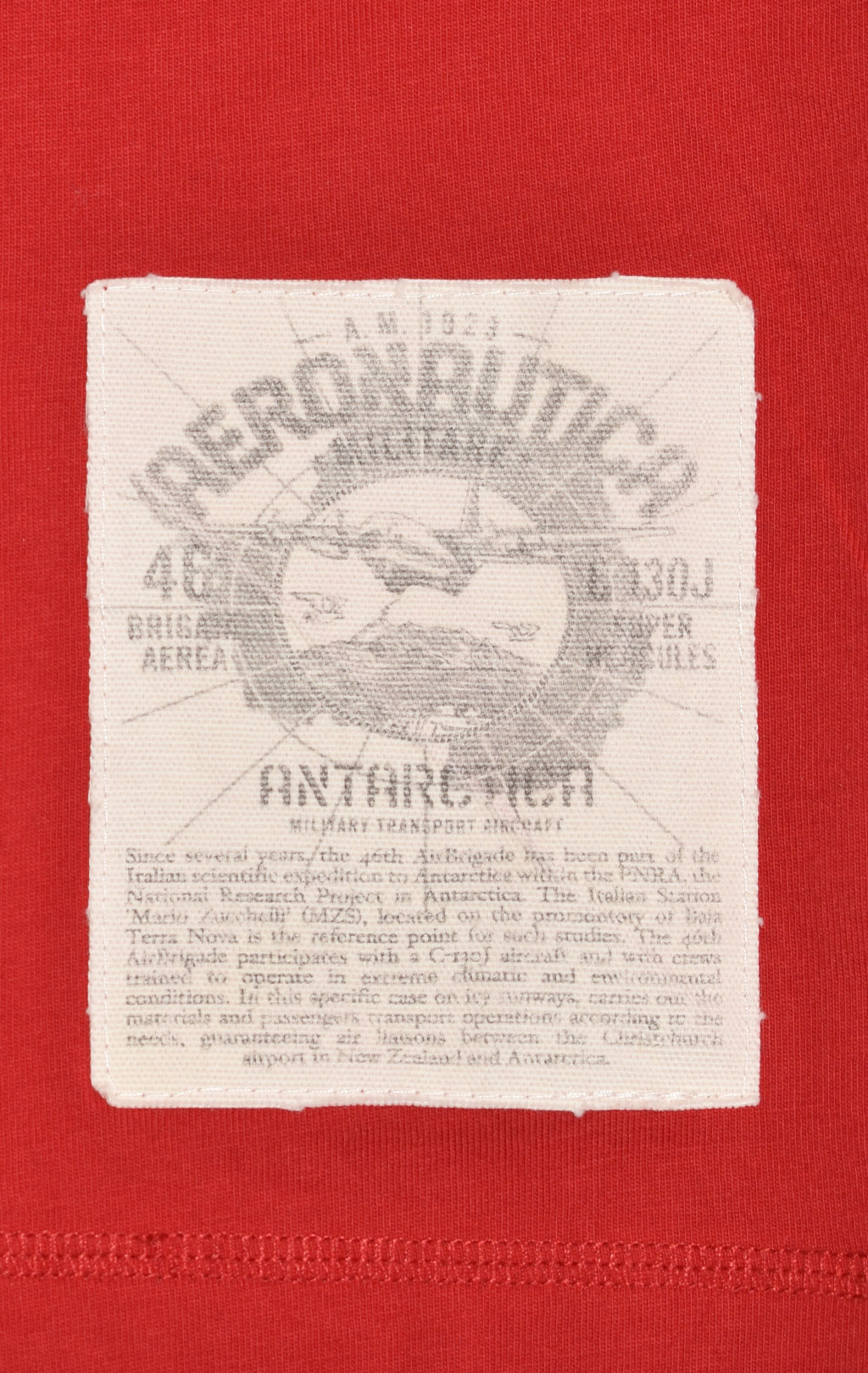 Футболка AERONAUTICA MILITARE ANTARCTICA FW 23/24/TR red (TS 2143) 