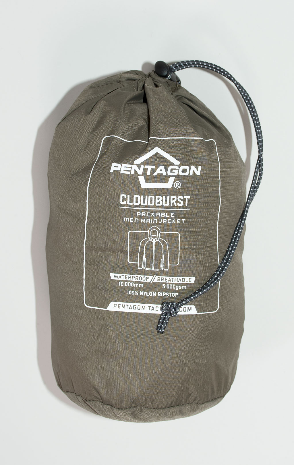 Ветровка дождевая Pentagon CLOUDBURST нейлон 06E-RAL 7013 07019 
