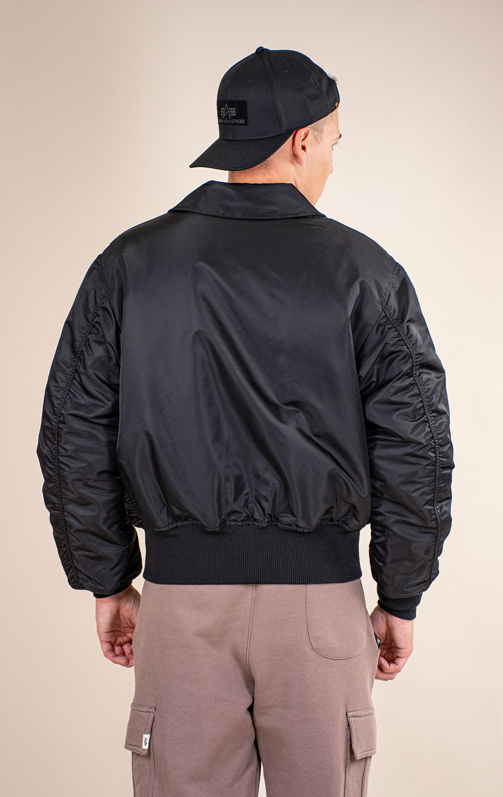 Куртка лётная ALPHA INDUSTRIES CWU 45/P HERITAGE FIT FLIGHT JACKET FW 26/27 black 