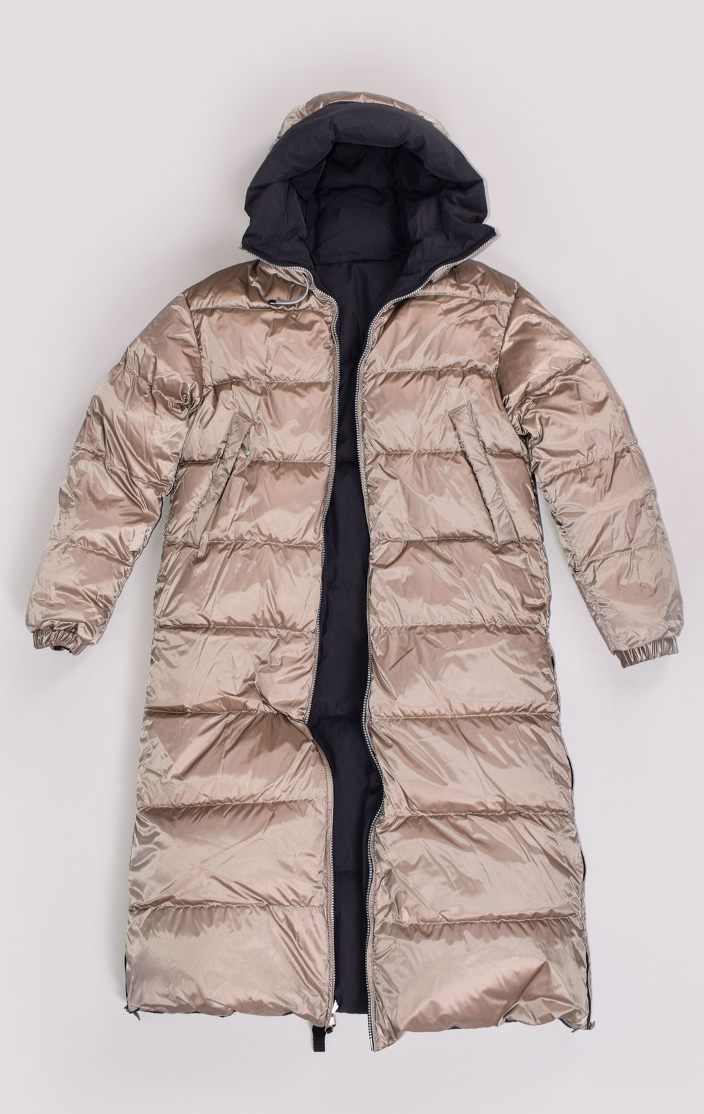 Женское пальто пуховое PARAJUMPERS SLEEPING BAG двустороннее FW 21/22 pencil atmosphere 