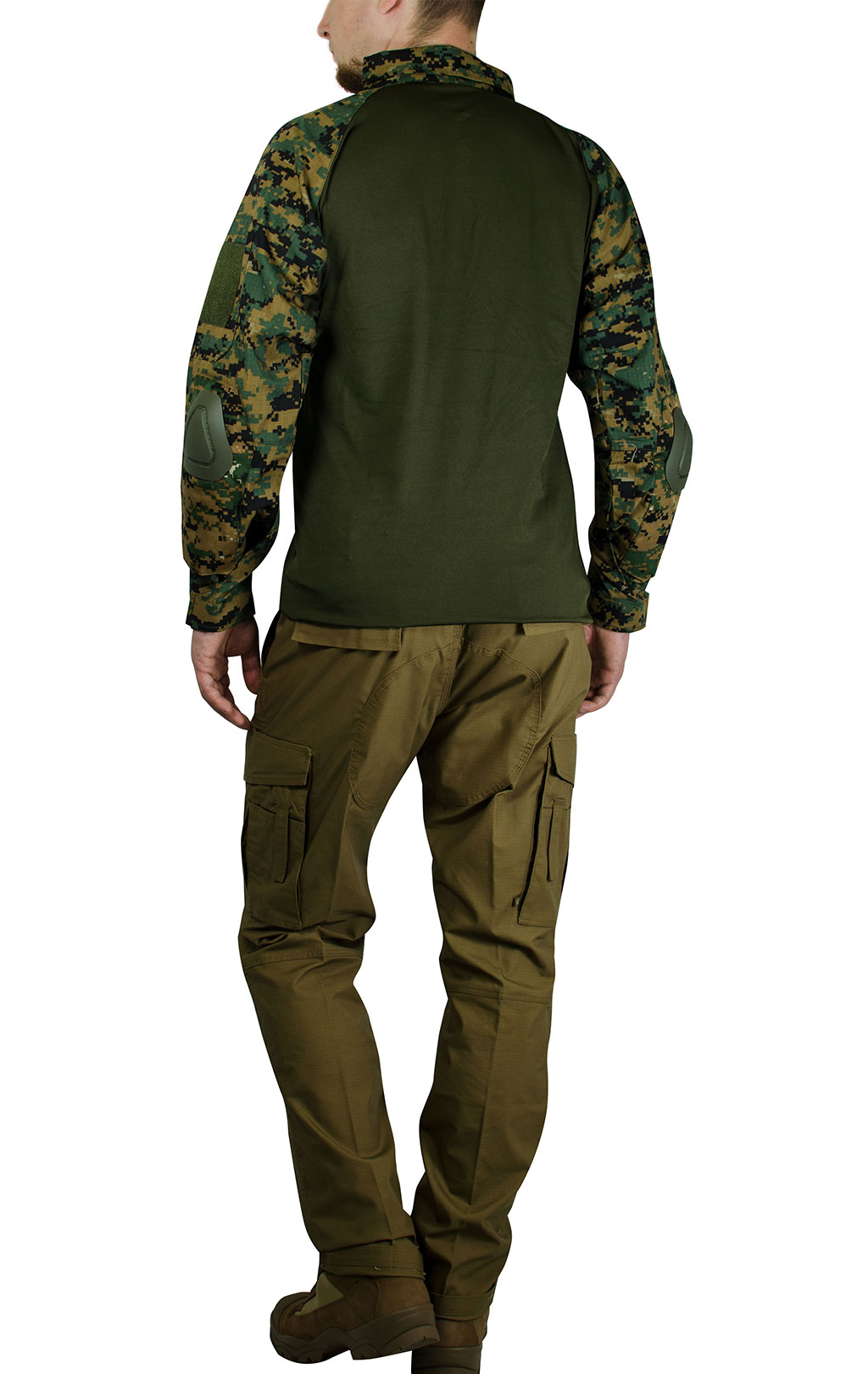 Рубашка Combat Shirt Mil-Tec WARRIOR digital woodland 