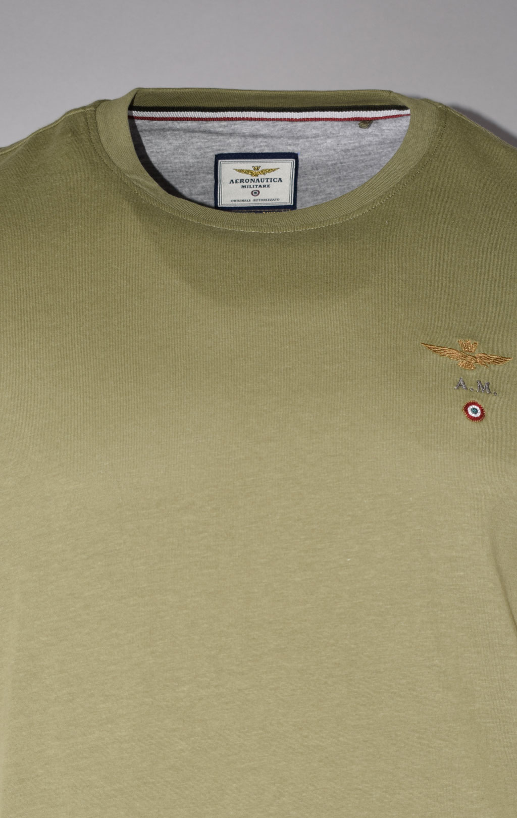 Футболка AERONAUTICA MILITARE SS 22/BD green (TS 1580) 