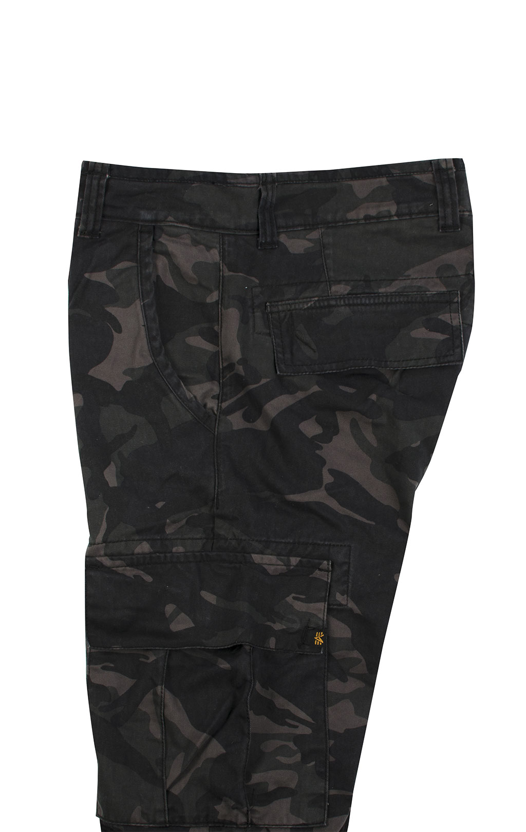 Брюки-карго ALPHA INDUSTRIES AGENT C black camo 