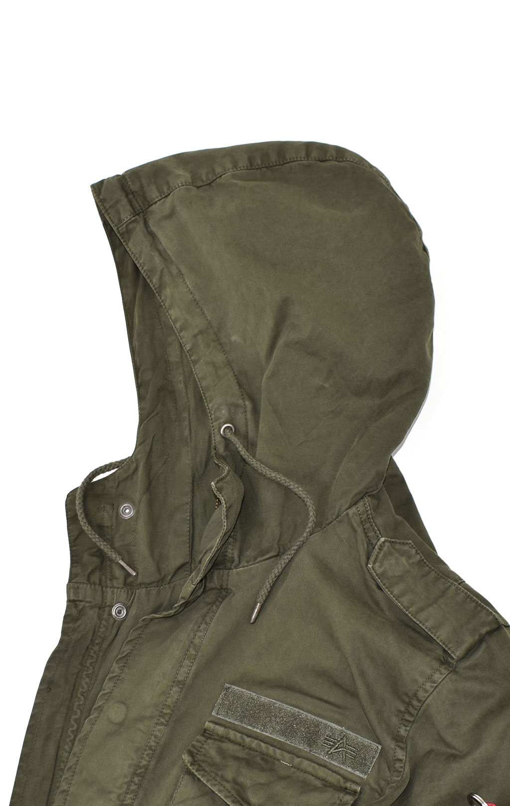 Ветровка ALPHA INDUSTRIES HUNTINGTON HOOD M-65 dark olive 