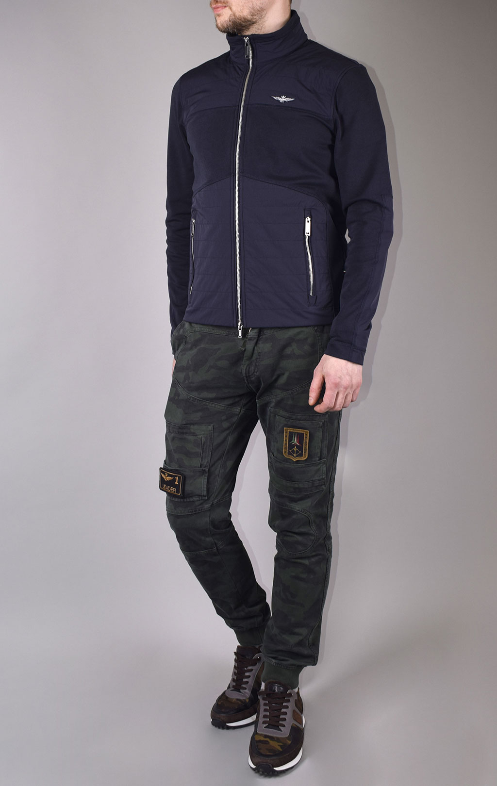 Куртка AERONAUTICA MILITARE SS 20/CN blue navy (AF 395) 