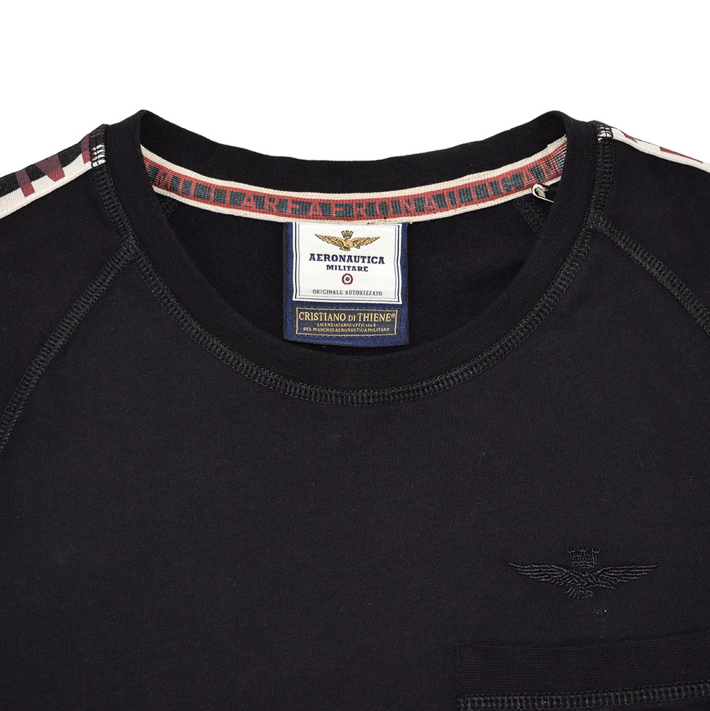 Футболка AERONAUTICA MILITARE FW 19/20 jet black (TS 1641) 