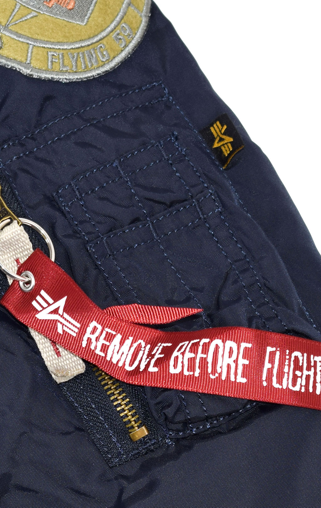 Женская куртка-пилот ALPHA INDUSTRIES INJECTOR-III PATCH rep. blue 