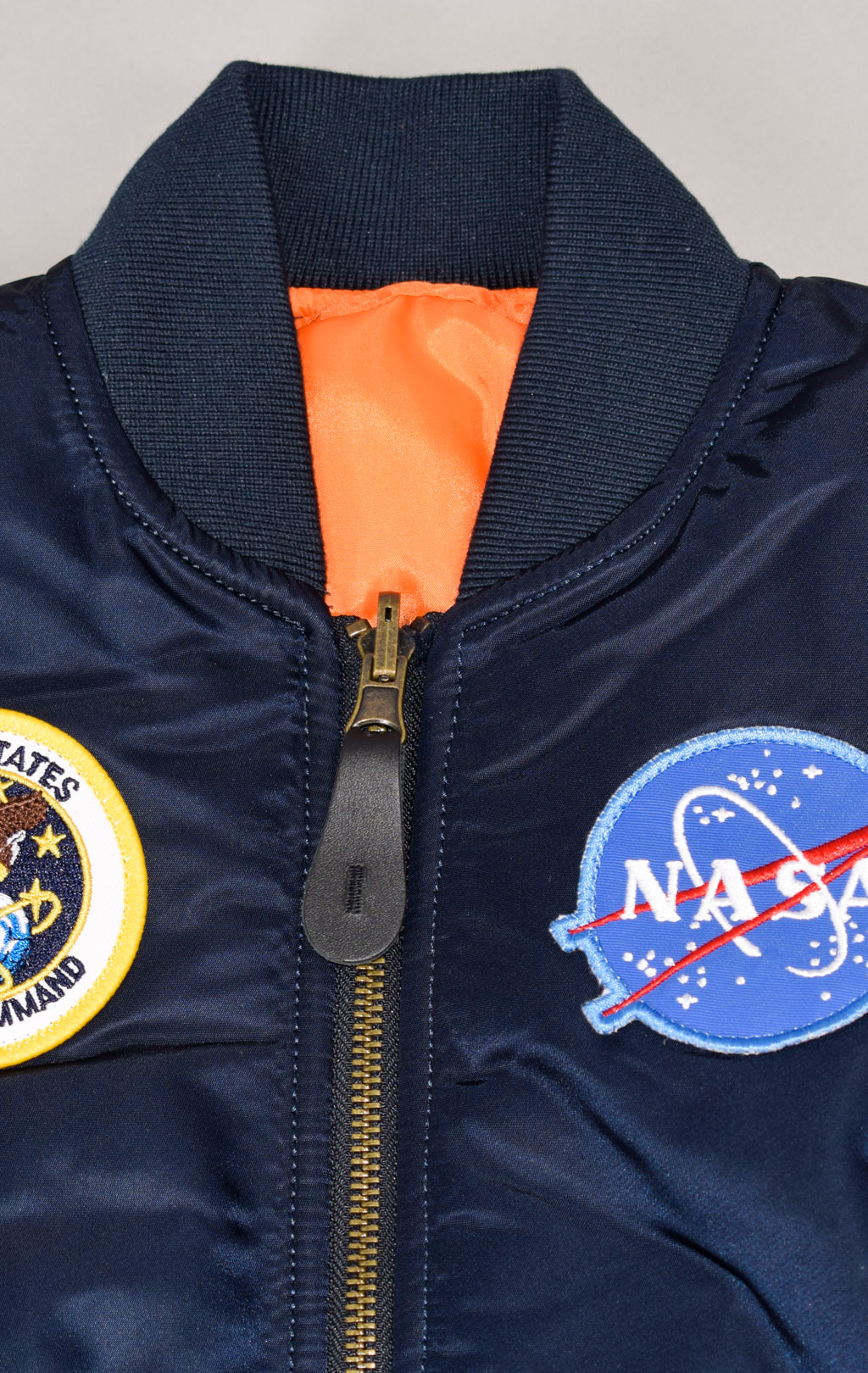 Детская куртка-бомбер лётная ALPHA INDUSTRIES Youth NASA MA-1 FW 21/22 m rep. blue 