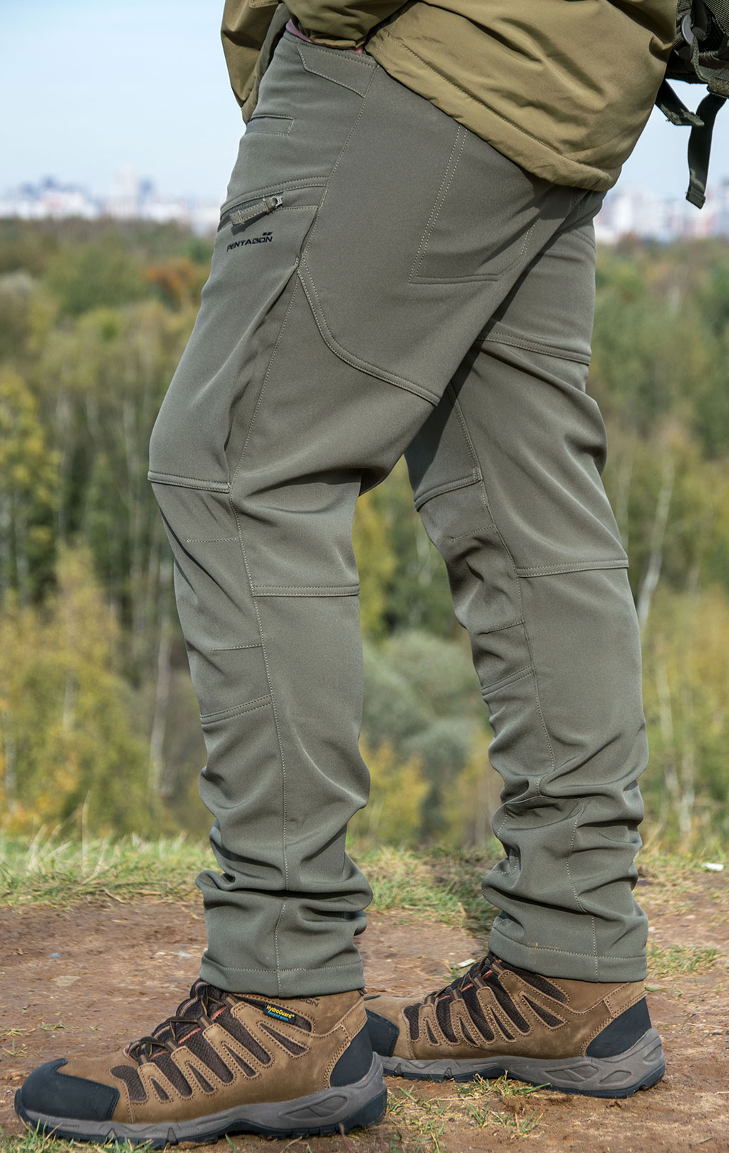 Брюки тактические Pentagon RENEGADE TAIGA soft shell 06E ral7013 05046 