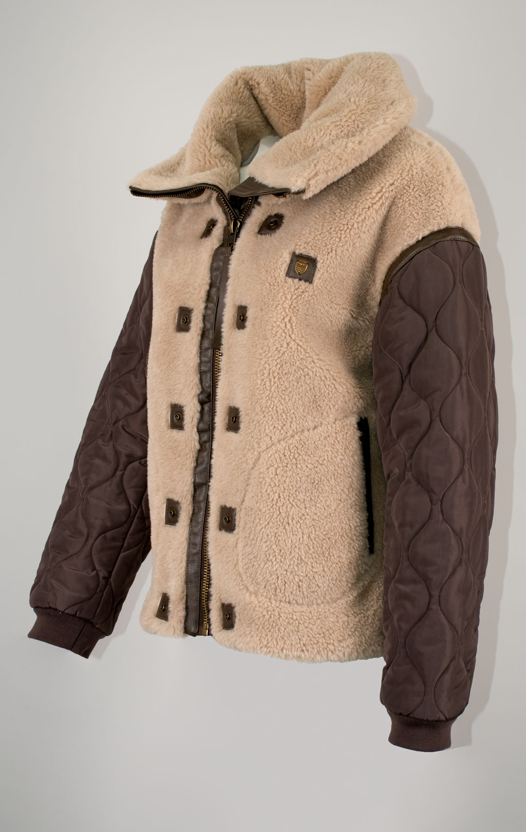 Женская куртка AERONAUTICA MILITARE FW 25/26/CN cammello/cioccolato (AB 3004) 