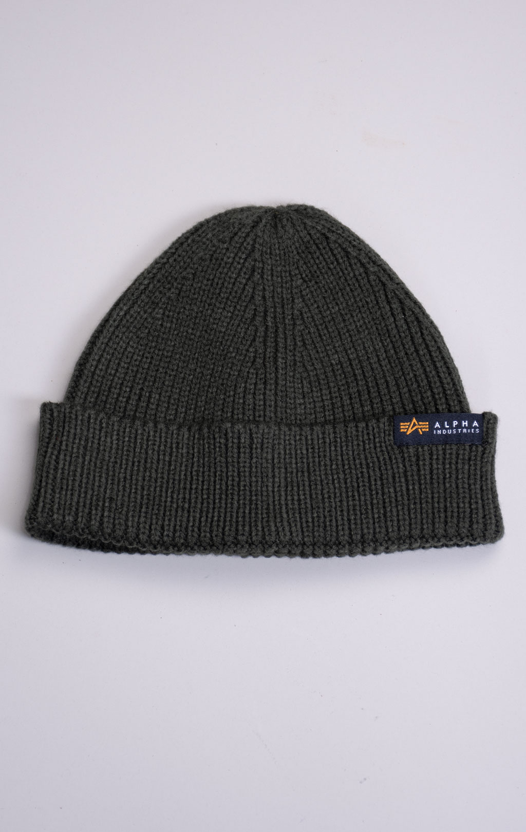 Шапка ALPHA INDUSTRIES DOCKERS BEANIE dark olive 