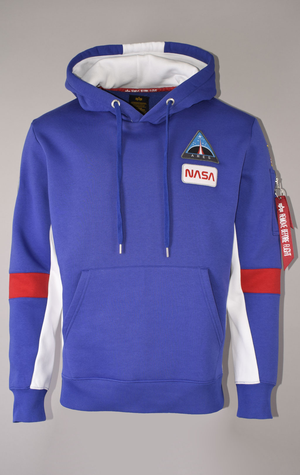 Толстовка ALPHA INDUSTRIES NASA SPACE CAMP HOODY nautical blue 