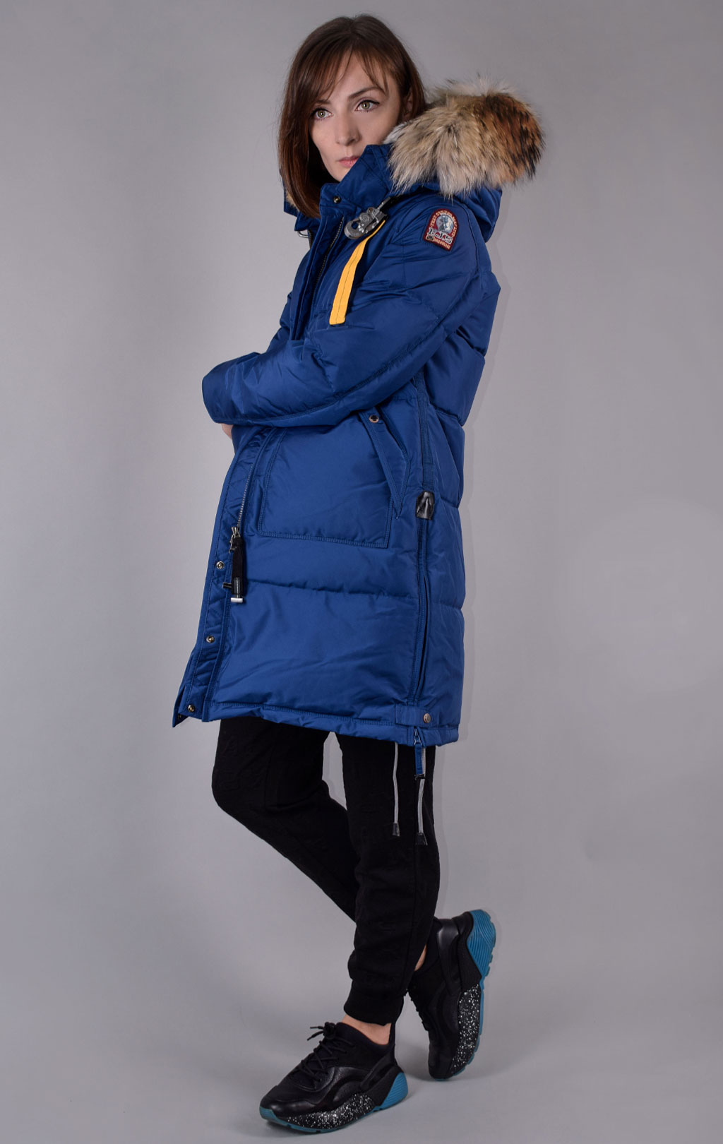 Женская куртка-пуховик PARAJUMPERS LONG BEAR FW 19/20 navy peony 