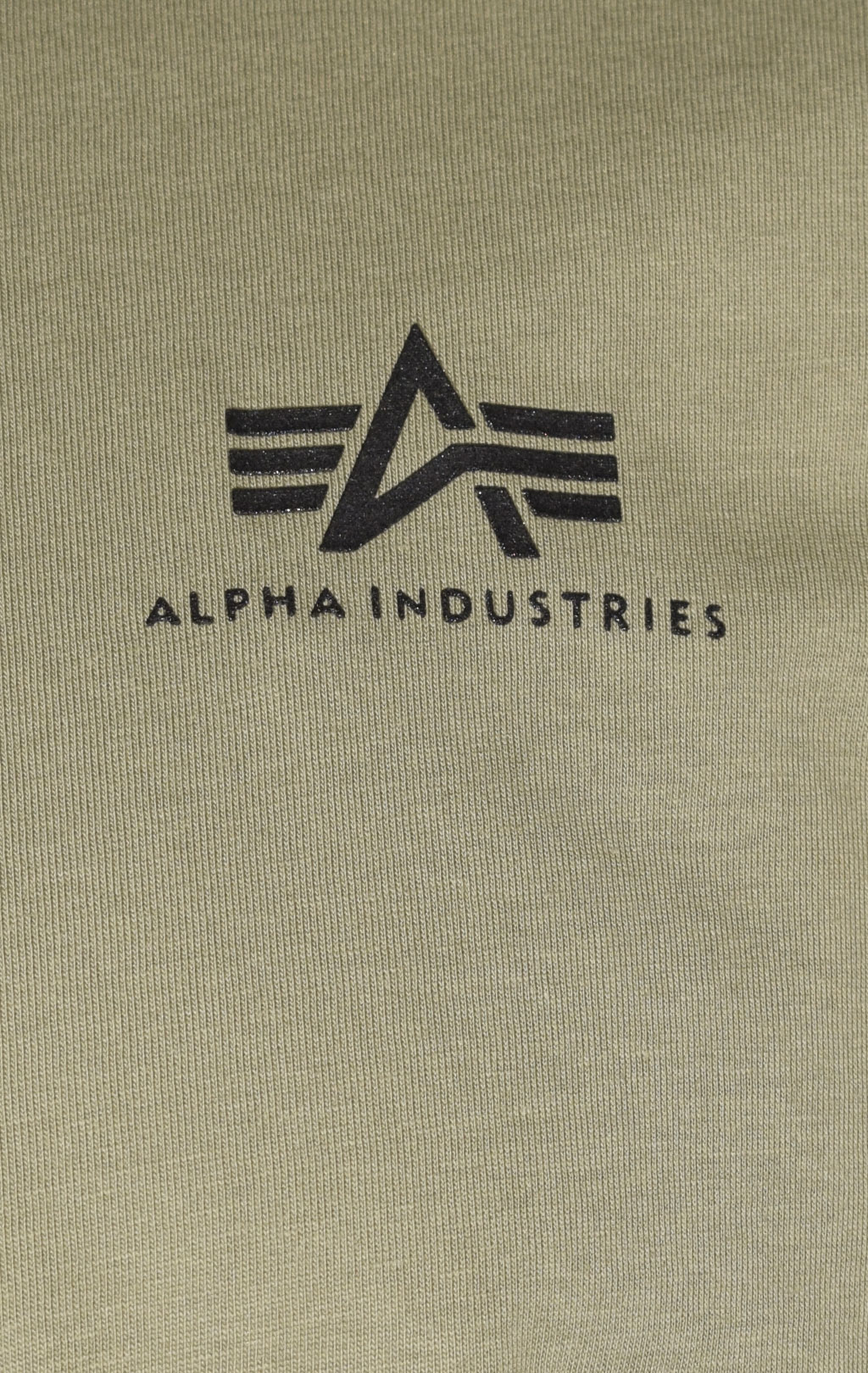 Футболка ALPHA INDUSTRIES BACKPRINT T big size olive/black 