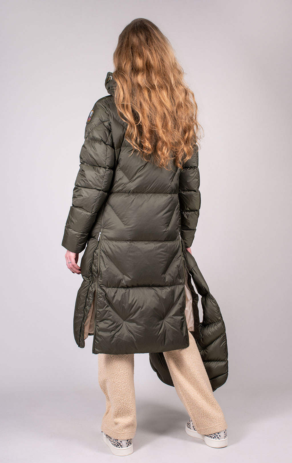 Женское пальто пуховое PARAJUMPERS LEONIE FW 24/25 rosemary 