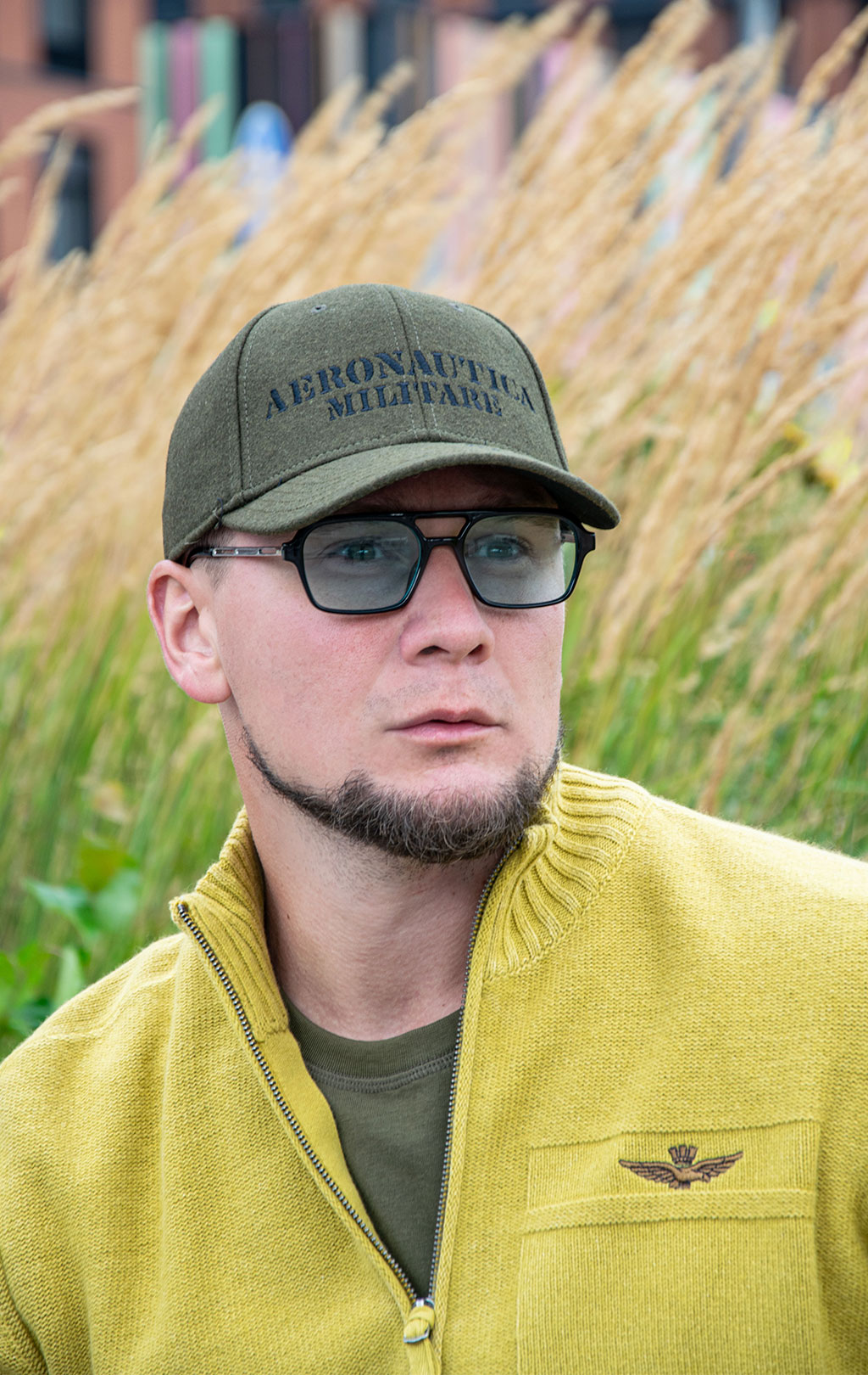 Бейсболка AERONAUTICA MILITARE шерсть FW 25/26/CN dark olive (HA 1226) 