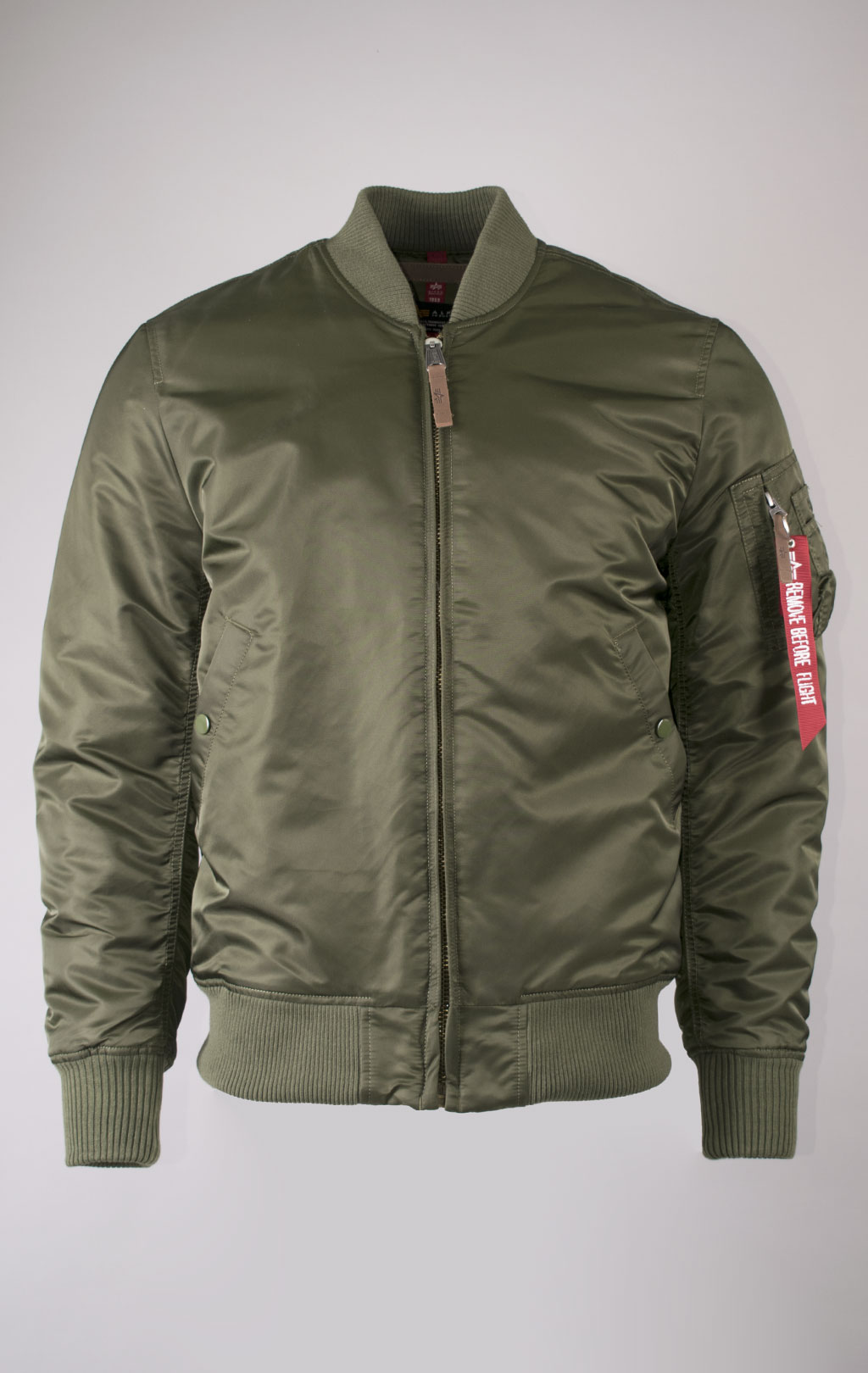 Бомбер ALPHA INDUSTRIES VF 59 LONG MA-1 dark green 