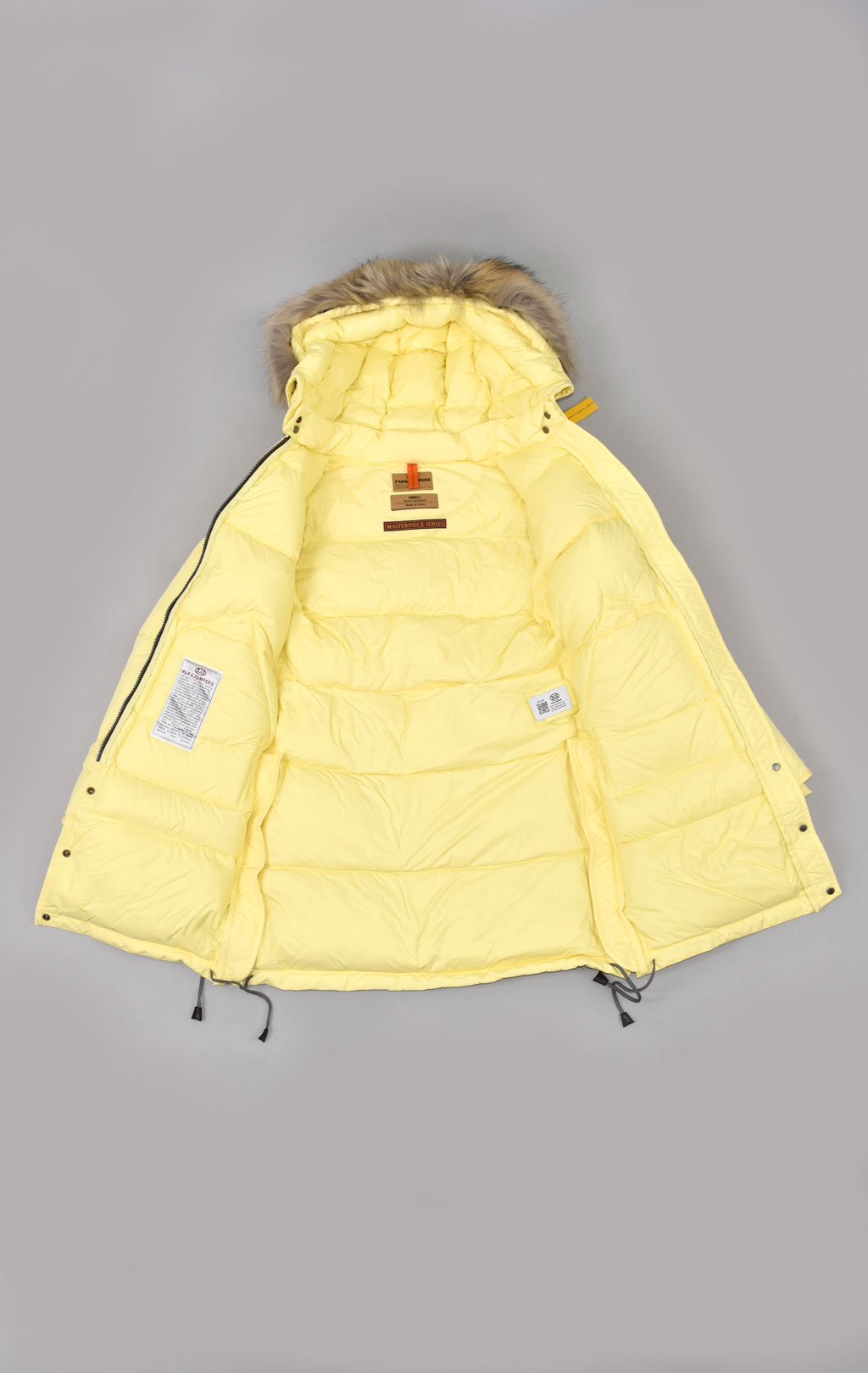 Женская куртка-пуховик PARAJUMPERS LONG BEAR FW 21/22 dusty yellow 