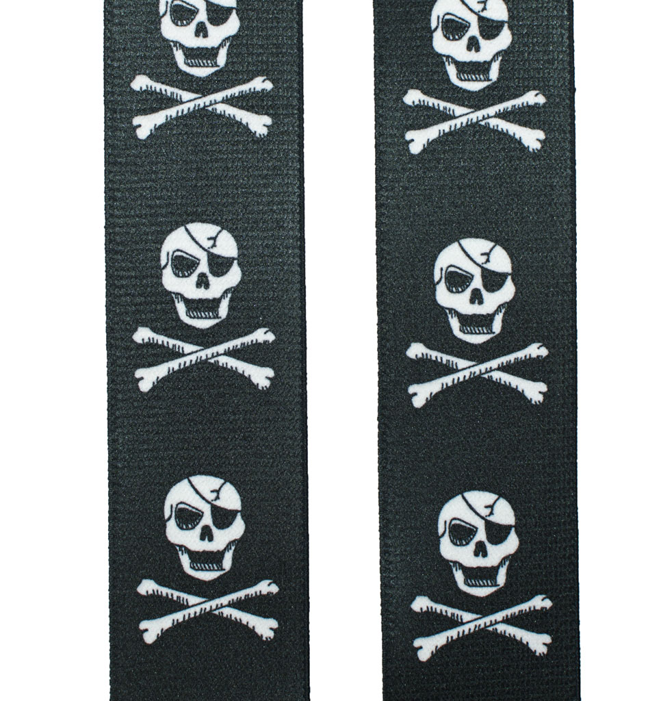 Подтяжки Skull & Crossbones 4 клипсы 