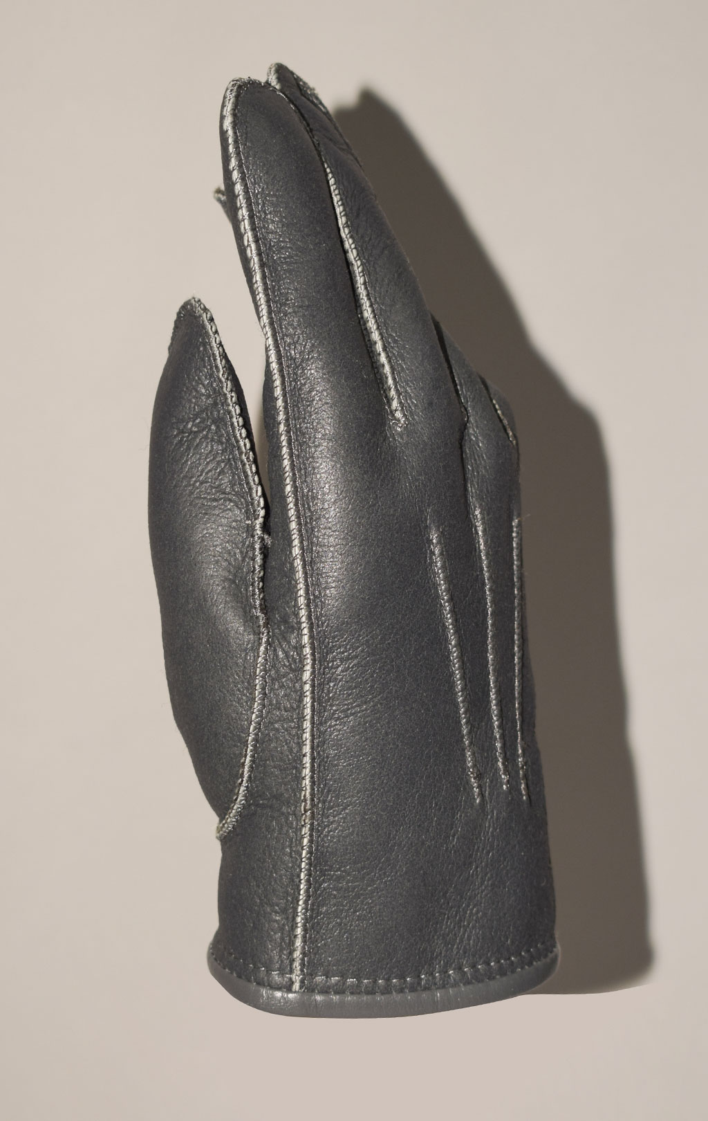 Перчатки PARAJUMPERS SHEARLING GLOVES овчина FW 23/24 blue graphite 