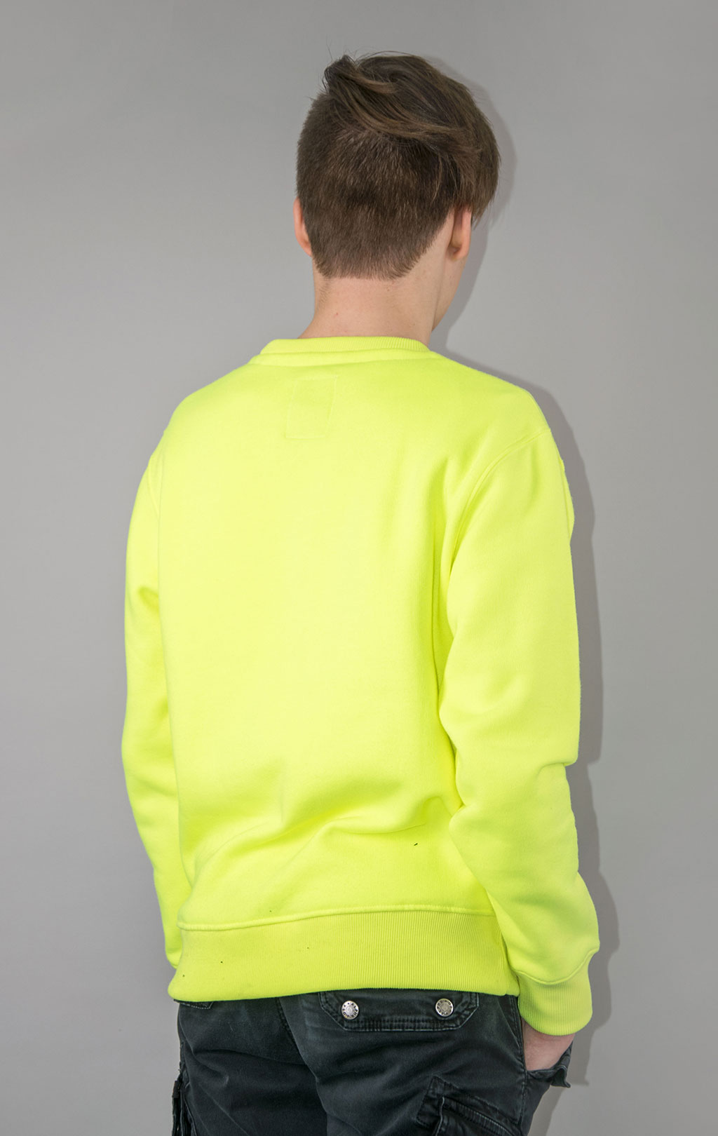 Свитшот ALPHA INDUSTRIES BASIC SWEATER neon/yellow 