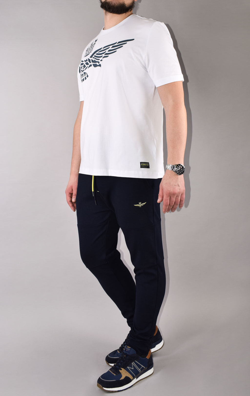 Футболка AERONAUTICA MILITARE SS 22/TR off white (TS 1933)