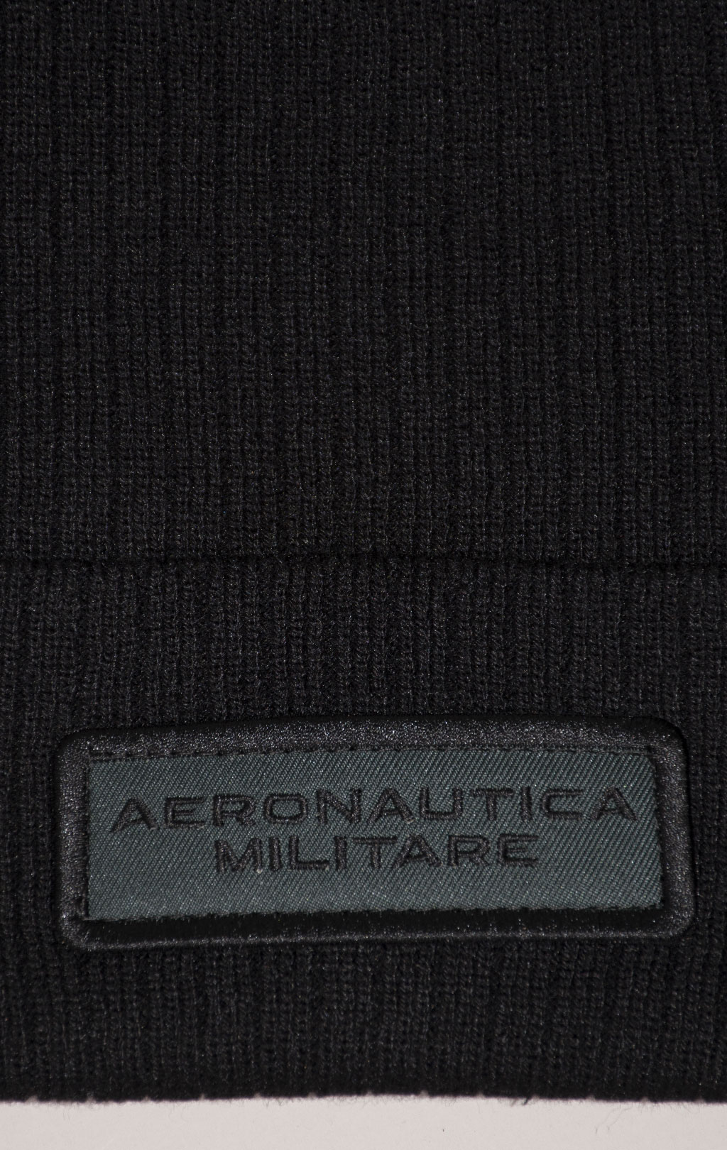 Шапка вязаная AERONAUTICA MILITARE FW 24/25/CN jet black (CU 071) 