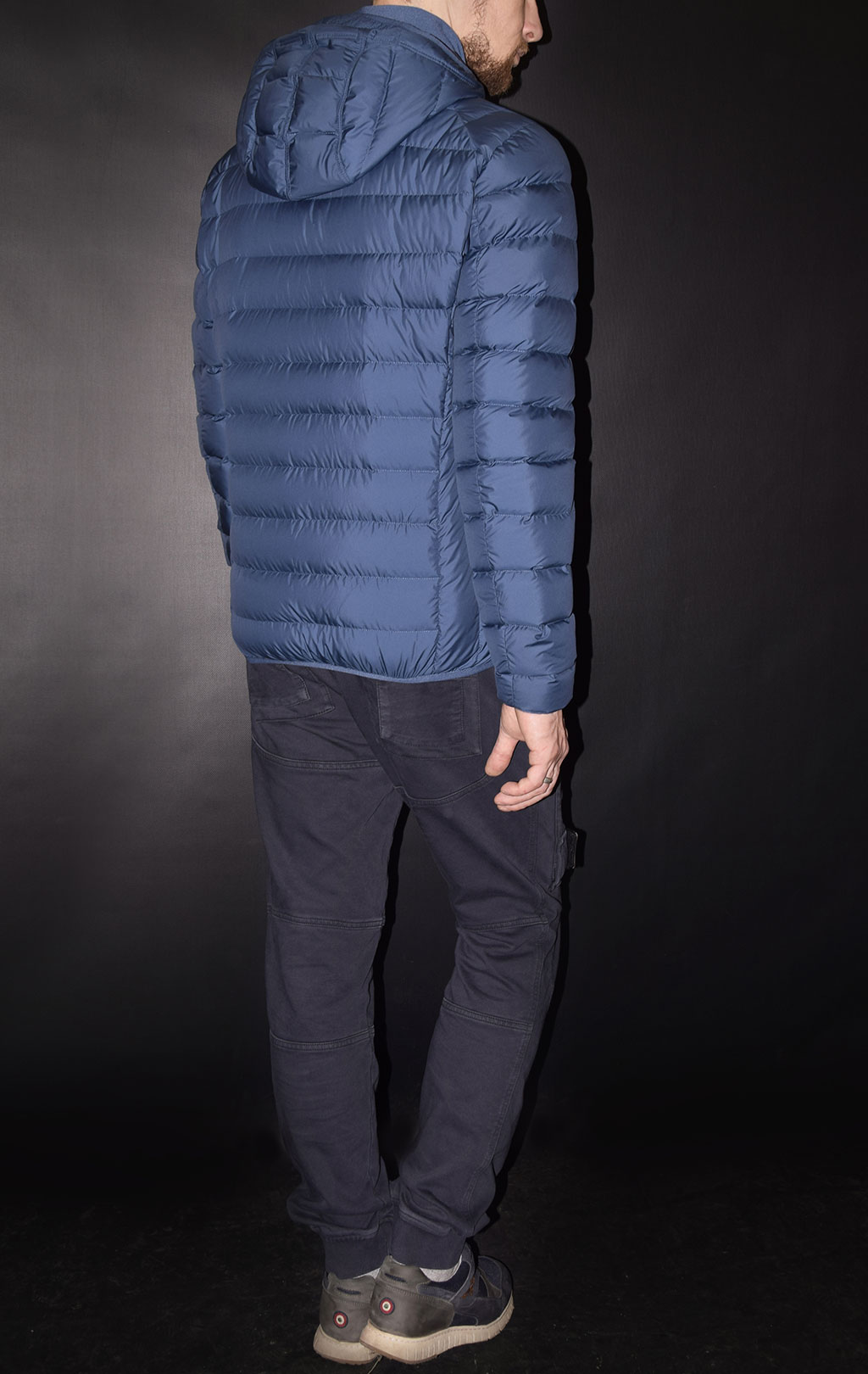 Куртка-пуховик лёгкая PARAJUMPERS LAST MINUTE dark indigo 