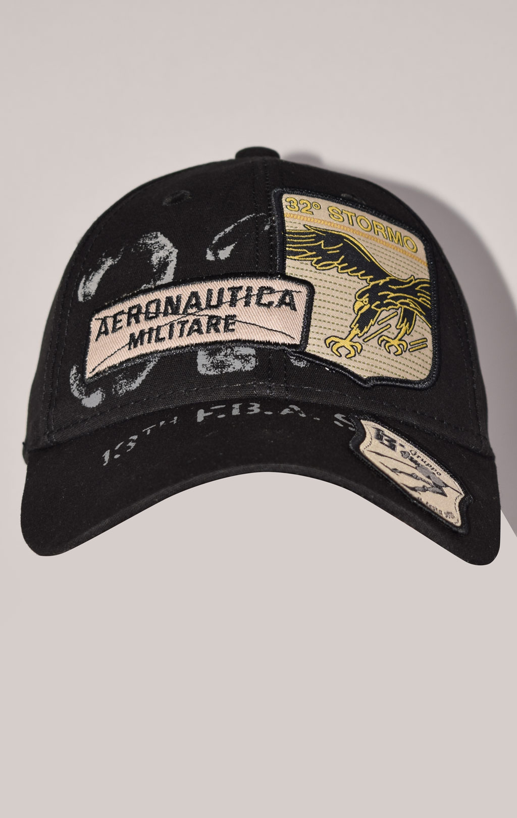 Бейсболка AERONAUTICA MILITARE FW 22/23/CN jet black (HA 1118)