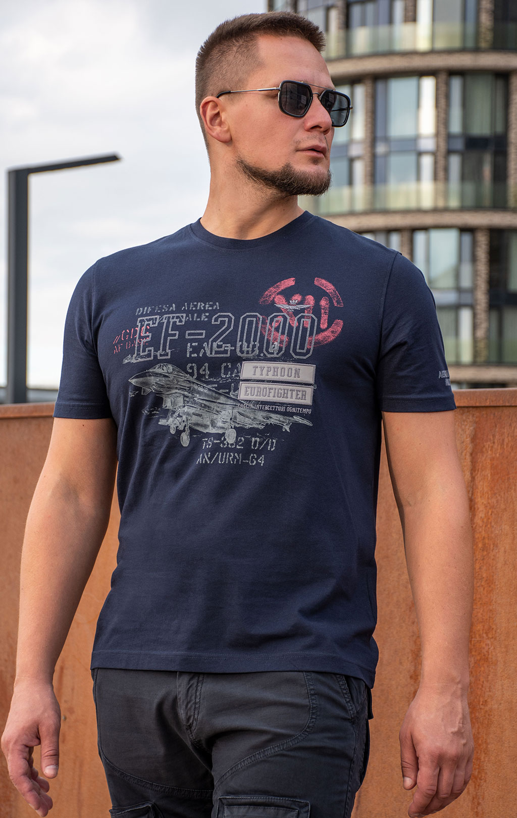 Футболка AERONAUTICA MILITARE FW 24/25/BD dark blue (TS 2325) 