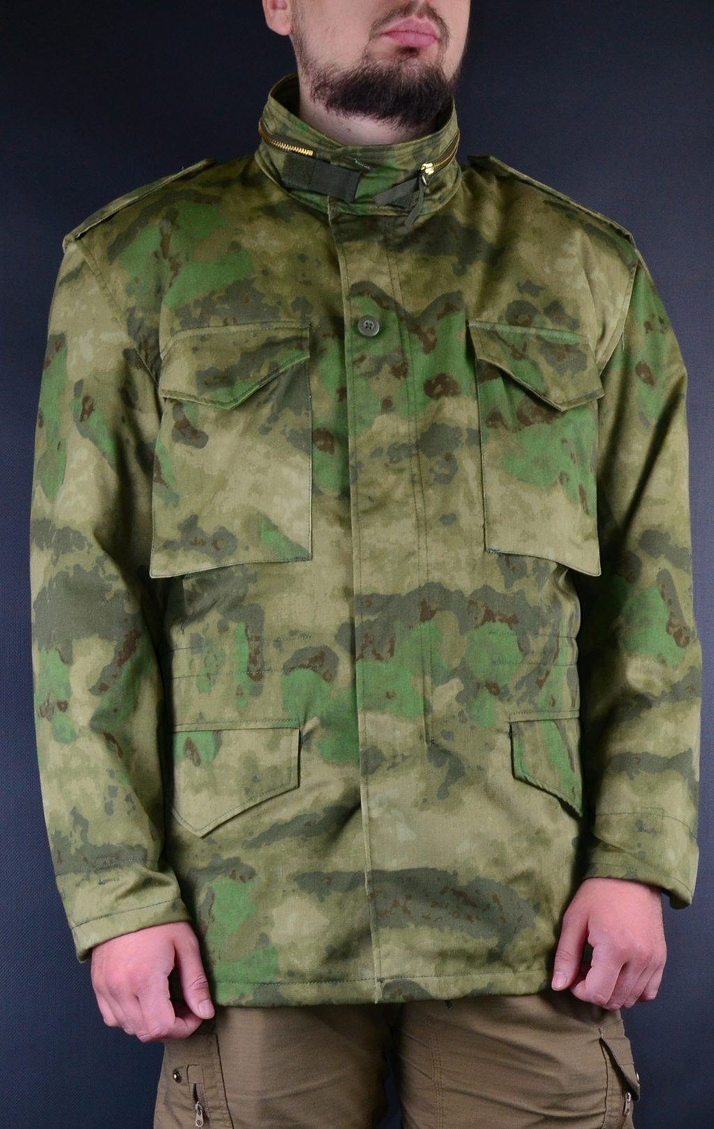 Куртка Mil-Tec CLASSIC M-65 с подстёжкой green camo 