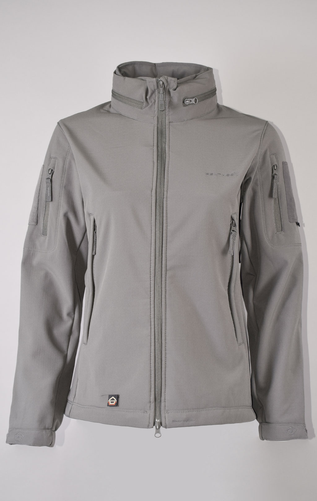 Женская куртка тактическая softshell Pentagon мембрана ARTAXES Soft Shell grey wolf 08011w 