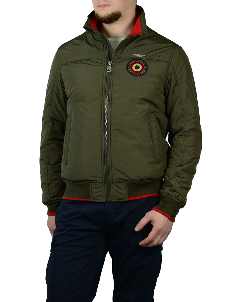 Куртка AERONAUTICA MILITARE verde militare (AB 1292) 