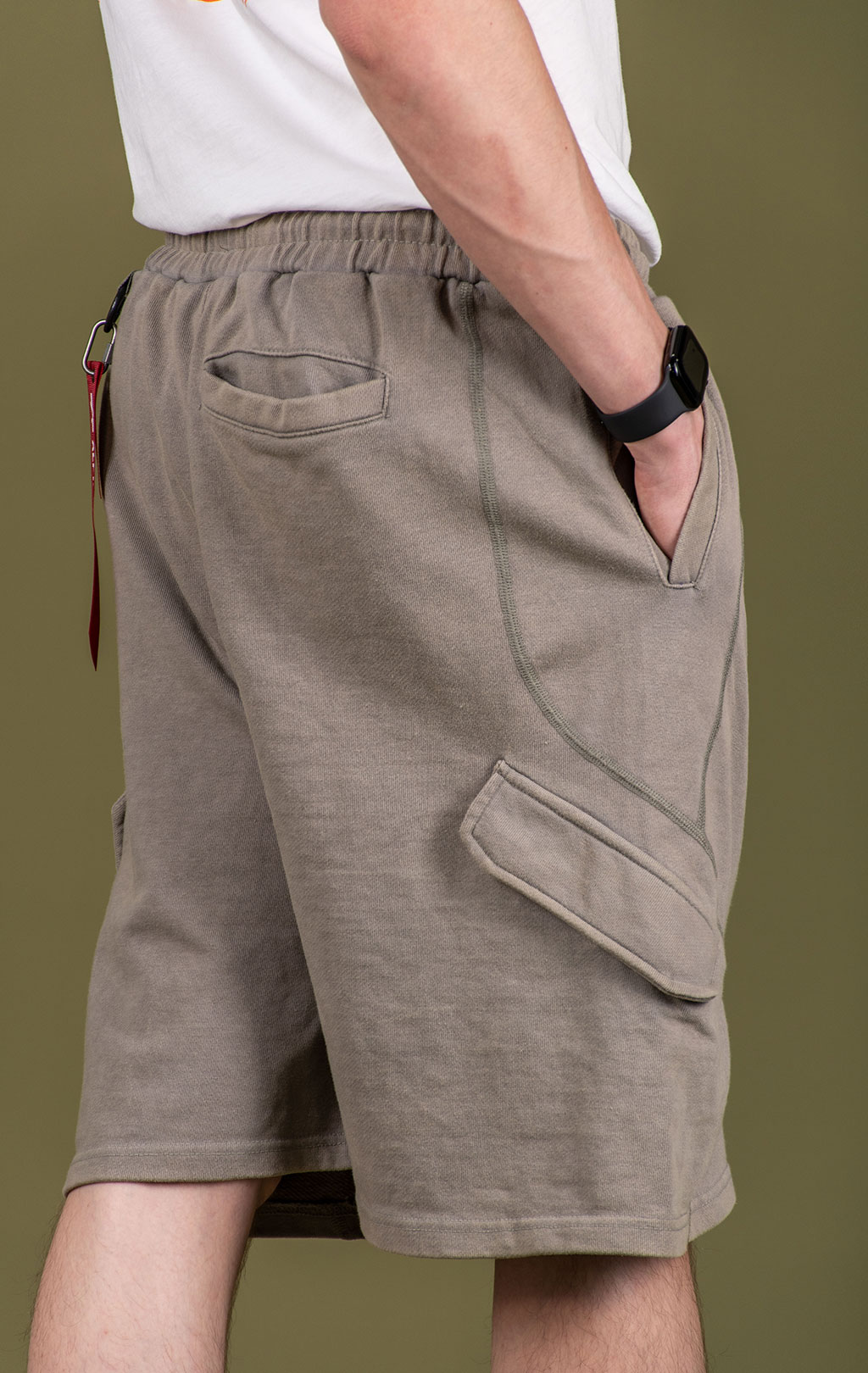 Шорты трикотажные ALPHA INDUSTRIES FRENCH TERRY SHORT SS 25 m mid gray 