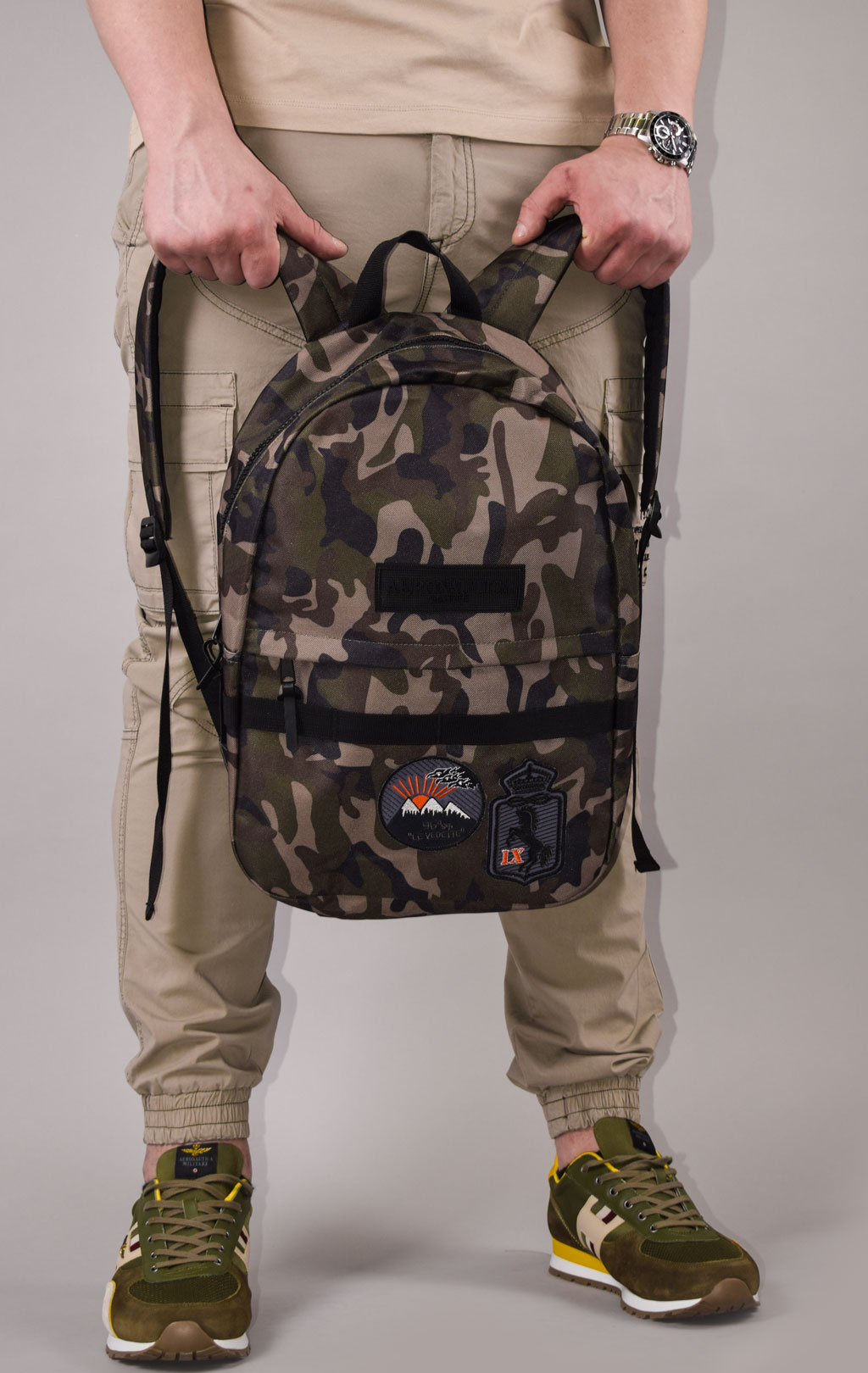 Рюкзак AERONAUTICA MILITARE BACK-PACK SS 22/CN camouflage (BO 1079) 