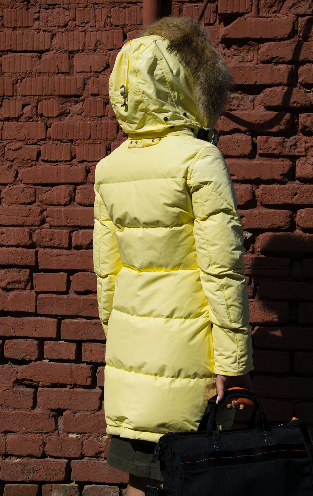 Женская куртка-пуховик PARAJUMPERS LONG BEAR FW 21/22 dusty yellow 